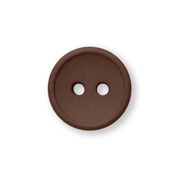 Guzik bawełniany Isager 13 mm Chestnut