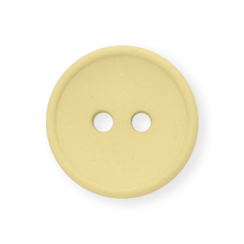 Guzik bawełniany Isager 15 mm Lemon