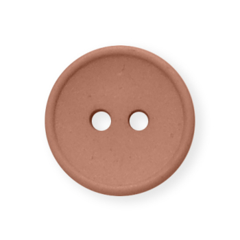 Guzik bawełniany Isager 15 mm Nougat