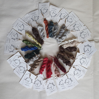 Zestaw próbników włóczek Isager