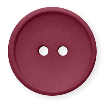 Guzik bawełniany Isager 20 mm Bordeaux