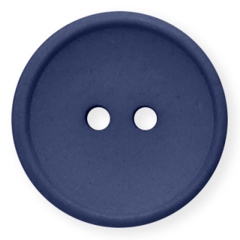 Guzik bawełniany Isager 20 mm Indigo