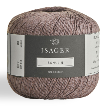 Isager Bomulin kol. 60 (ciemny fiolet)