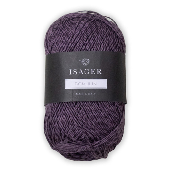 Isager Bomulin kol. 60 (ciemny fiolet)