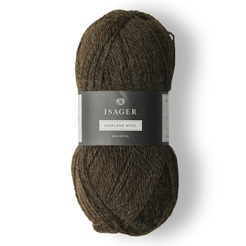 Isager Highland kol. Chocolate