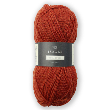 Isager Highland kol. Paprika
