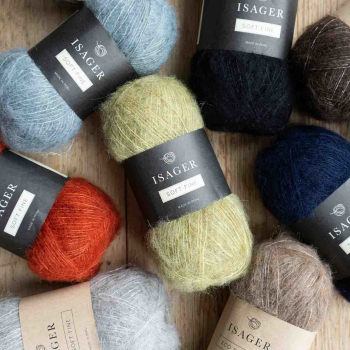 Włóczka Isager Soft Fine kolory OUTLET