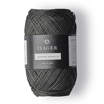 Isager Japansk Bomuld kol. 47 (czarny)