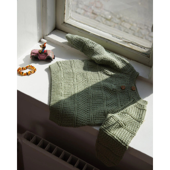 Wzór Mykines Pullover Baby - Kit Couture