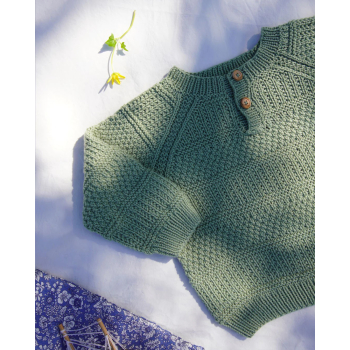 Wzór Mykines Pullover Baby - Kit Couture