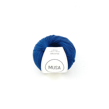 Musa Yarn Fine Organic Cotton 48 Estate Blue