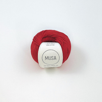 Musa Yarn Fine Organic Cotton 30 Fiery Red