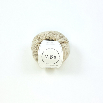 Musa Yarn Fine Organic Cotton 60 Sandshell