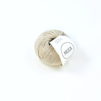 Musa Yarn Fine Organic Cotton 60 Sandshell