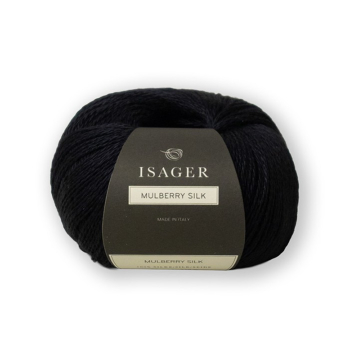 Isager Mulberry Silk kol. Ink