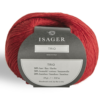 Isager Trio 1 kol. Strawberry