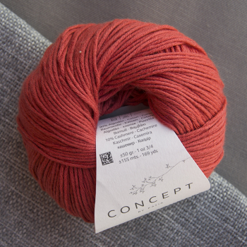 Katia Cotton-Cashmere 74 Rdzawy