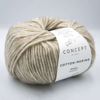 Katia Cotton-Merino 139 Fwan brown