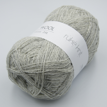 Ruke Knit Wool yarn - 202 Light grey