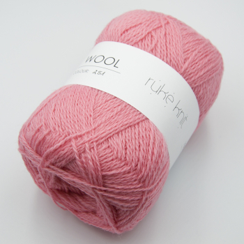Ruke Knit Wool yarn - 251 Rose pink