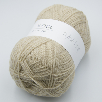 Ruke Knit Wool yarn - 260 Cream